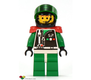 LEGO Space Politi 2 Chief - Kaptein Magenta Minifigur