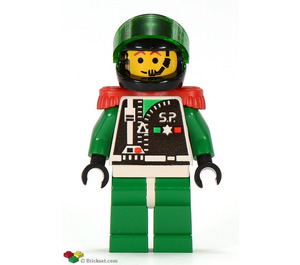 LEGO Espacer Police 2 Chief - Captain Magenta Figurine