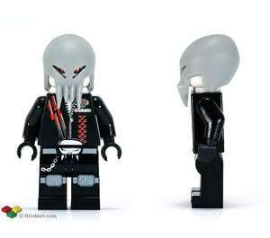 LEGO Ruimte Politie 3 Alien - Skull Twin minifiguur