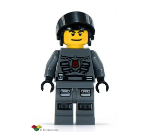 LEGO Rumfart Politi 3 Officer 6 Minifigur