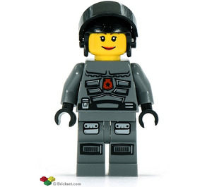 LEGO Rymd Polis 3 Officer 9 Minifigur