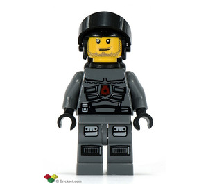 LEGO Space Politi 3 Officer med Airtanks Minifigur