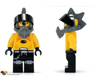 LEGO Space Politi III Slange med Visir Minifigur