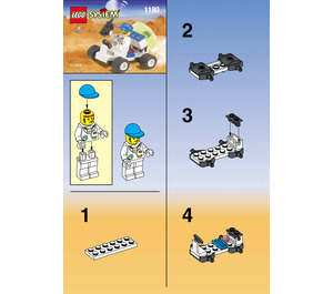 LEGO Space Port Moon Buggy Set 1180 Instructions