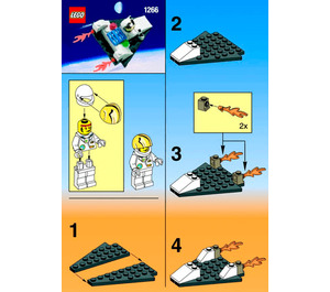 LEGO Raum Probe 1266 Instructions