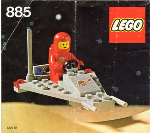 LEGO Space Scooter Set 885 Instructions