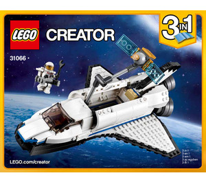 LEGO Espacer Navette Explorer 31066 Instructions