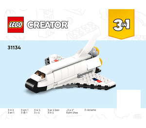 LEGO Raum Pendeln 31134 Instructions