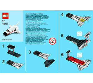 LEGO Space Shuttle (Versión Uniqlo) 40127-2 Instrucciones