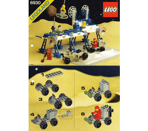 LEGO Space Supply Station 6930 Instruktioner