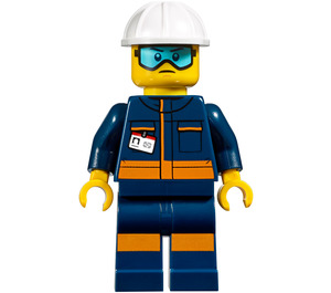 LEGO Space Technician med Bygging Hjelm Minifigur