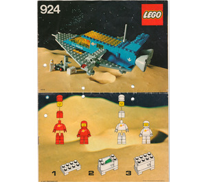 LEGO Space Transporter 924 Anweisungen