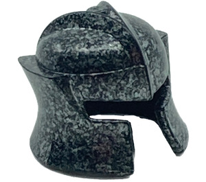 LEGO Gespikkeld Zwart Koper	 Angled Helm met Cheek Protection (48493 / 53612)