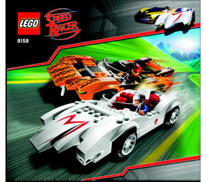 LEGO Speed Racer & Snake Oiler 8158 Byggeinstruksjoner