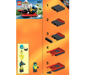 LEGO Speed Splasher Set 6567 Instructions