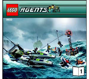 LEGO Speedboat Rescue 8633 Istruzioni