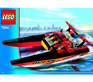 LEGO Speedboat 7244 Instructies