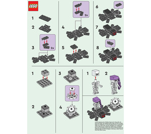 LEGO Spider and Skeleton Set 662307 Instructions