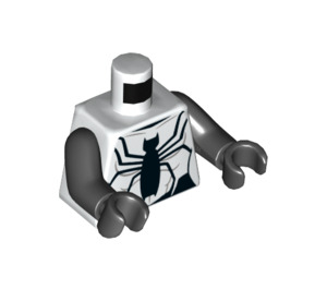 LEGO Spider-Pige med Sort og hvid Dragt Minifig Torso (973 / 76382)