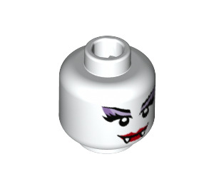 LEGO Spider Lady Minifigure Head (Recessed Solid Stud) (3626 / 22184)