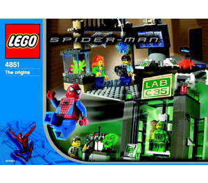 LEGO Spider-Man und Green Goblin - The origins 4851 Instructions