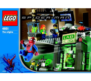 LEGO Spider-Man and Green Goblin - The origins 4851 Byggeinstruksjoner