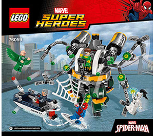 LEGO Spider-Man: Doc Ock's Tentacle Trap Set 76059 Instructions