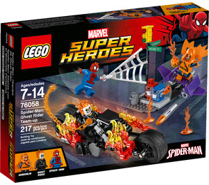 LEGO Spider-Man: Ghost Rider Team-En haut 76058 Packaging
