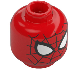 LEGO Spider-Man Minifigure Head (Recessed Solid Stud) (3626 / 74384)