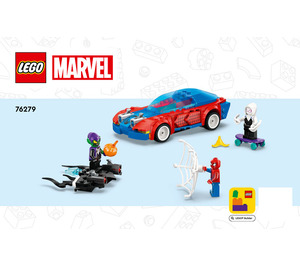 LEGO Spider-Man Race Auto & Venom Green Goblin 76279 Instructions