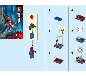 LEGO Spider-Man's Mini Araignée Crawler 30451 Instructions