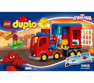 LEGO Spider-Man Spider Truck Adventure Set 10608 Instructions