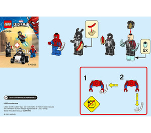 LEGO Spider-Man versus Venom and Iron Venom 40454 Instructies