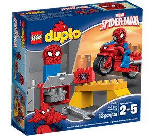 LEGO Spider-Man Web-Bike Workshop 10607 Packaging