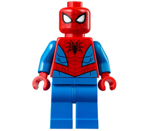 LEGO Spider-Man with Blue Legs and Dark Red Webbing Minifigure