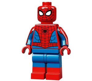 LEGO Spider-Mand med Blå Ben og Rød Boots med Printed Arme Minifigur