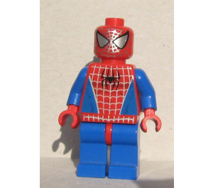 LEGO Spider-Man with Blue Legs and Silver Eyes Minifigure