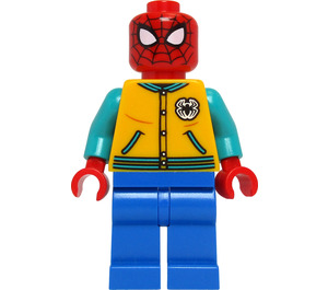 LEGO Spider-Muž s Bright Světlo oranžová Bunda Minifigurka