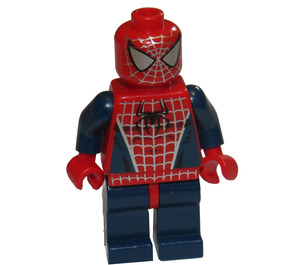 LEGO Spider-Mann mit Dark Blau Beine und Silber Augen Minifigur