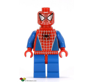 LEGO Spider-Man mit Silber Augen und Neck Halterung Minifigur