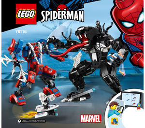 LEGO Spider Mech vs. Venom 76115 Instruktioner