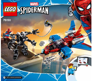 LEGO Spiderjet vs. Venom Mech 76150 Instruktioner