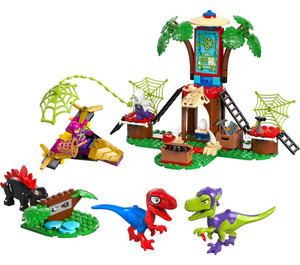 LEGO Spidey and Gobby's Raptor Battle at Tree House HQ Set 11200