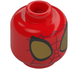 LEGO Spidey with Gold Spider Logo Minifigure Head (Safety Stud) (3274 / 106839)