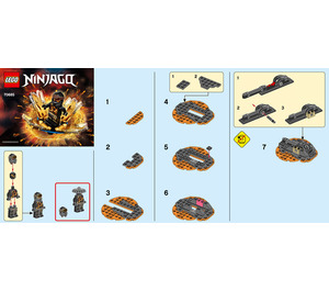 LEGO Spinjitzu Burst - Cole Set 70685 Instructions