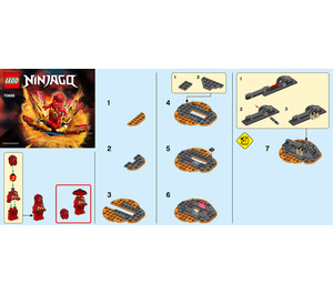 LEGO Spinjitzu Burst - Kai Set 70686 Instructions