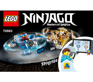 LEGO Spinjitzu Nya & Wu Set 70663 Instructions