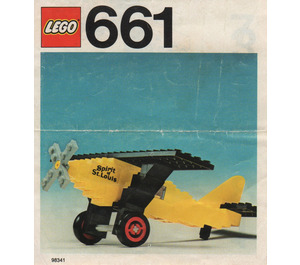 LEGO Spirit of St. Louis Set 661-1 Instructions