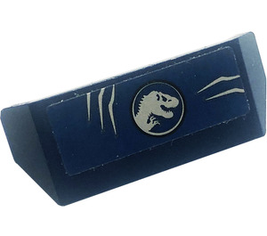 LEGO Spoiler with Handle with Jurassic World Logo, Scratch Marks Sticker (98834)