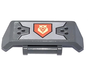 LEGO Spoiler with Handle with Lionking Emblem Sticker (98834)
